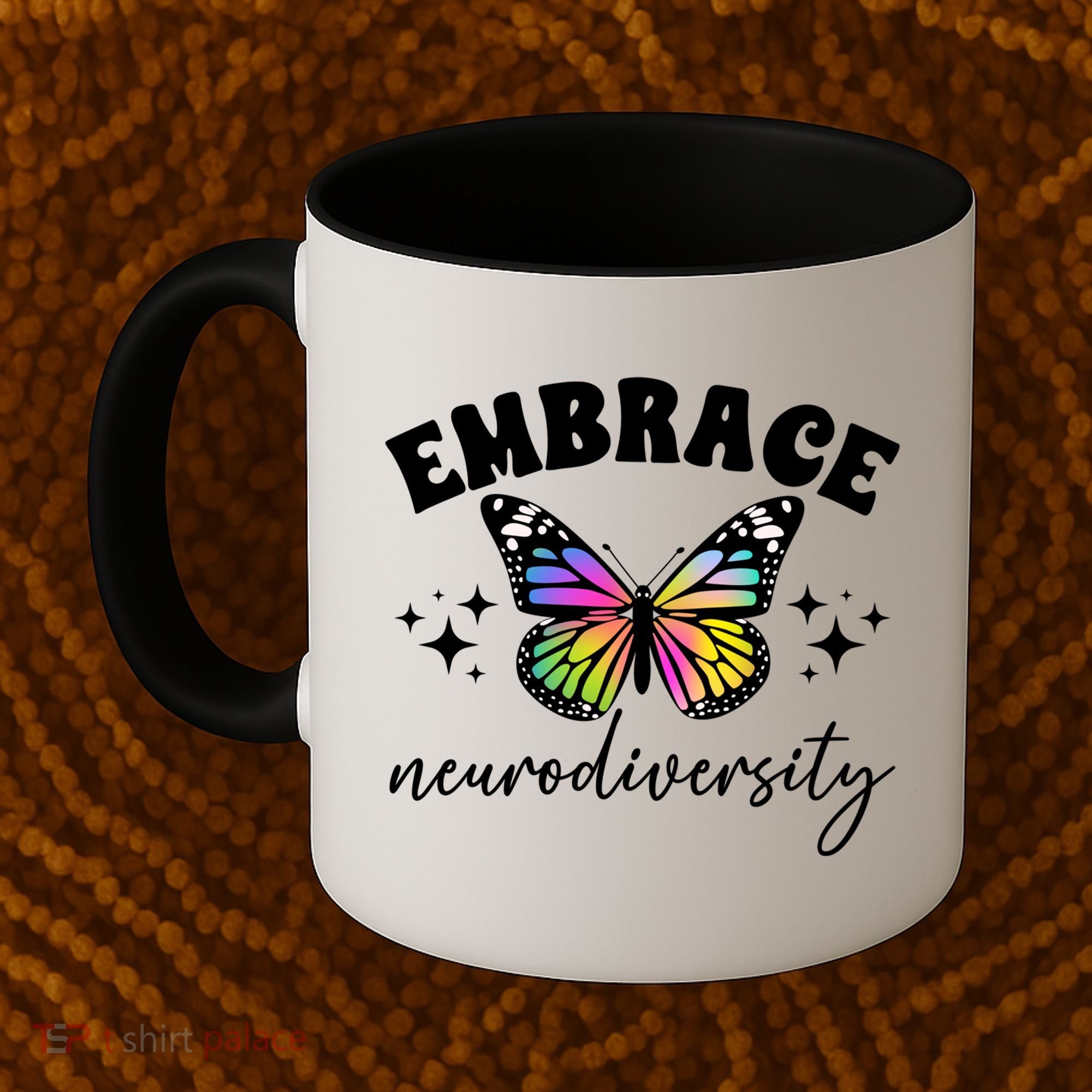 Embrace Neurodiversity Autism Neurodivergent Gift Coffee Mug