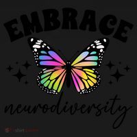 Embrace Neurodiversity Autism Neurodivergent Gift Women's Hoodie thumb 2