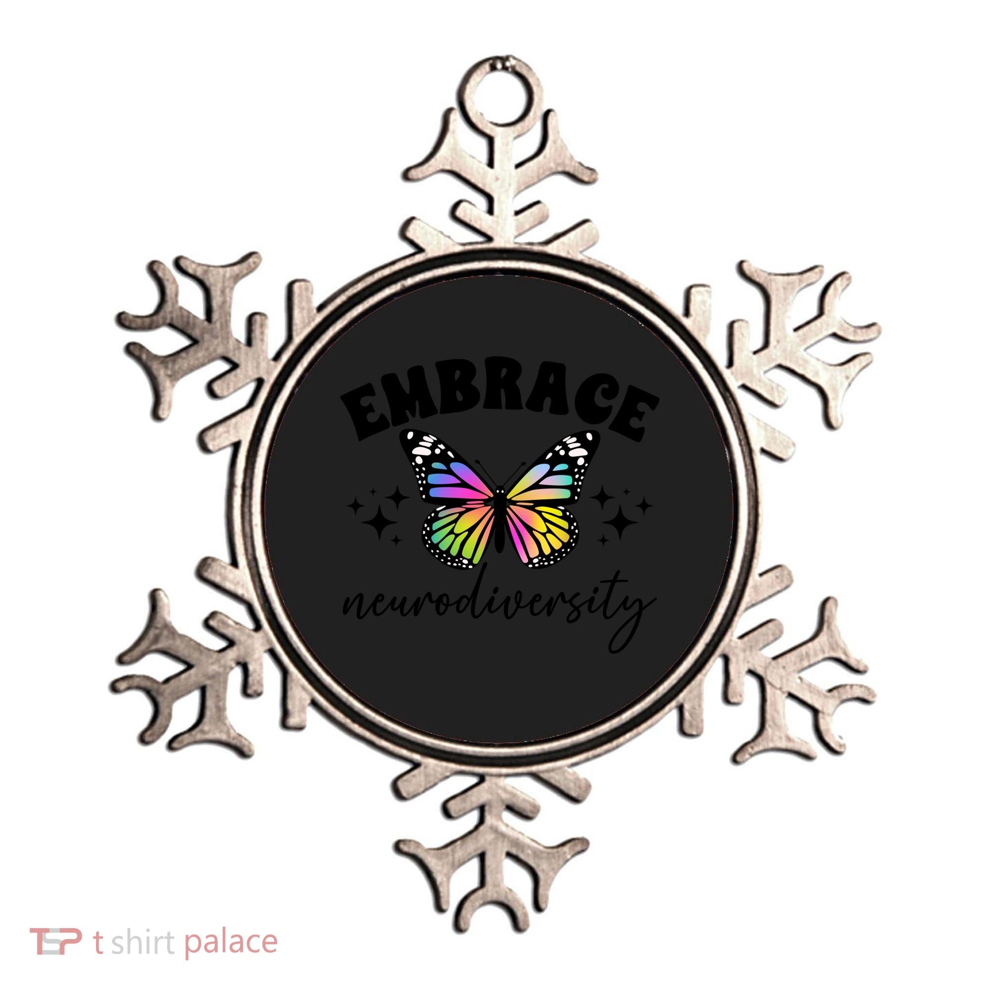 Embrace Neurodiversity Autism Neurodivergent Gift Ornament