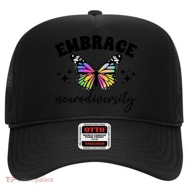 Embrace Neurodiversity Autism Neurodivergent Gift Hat