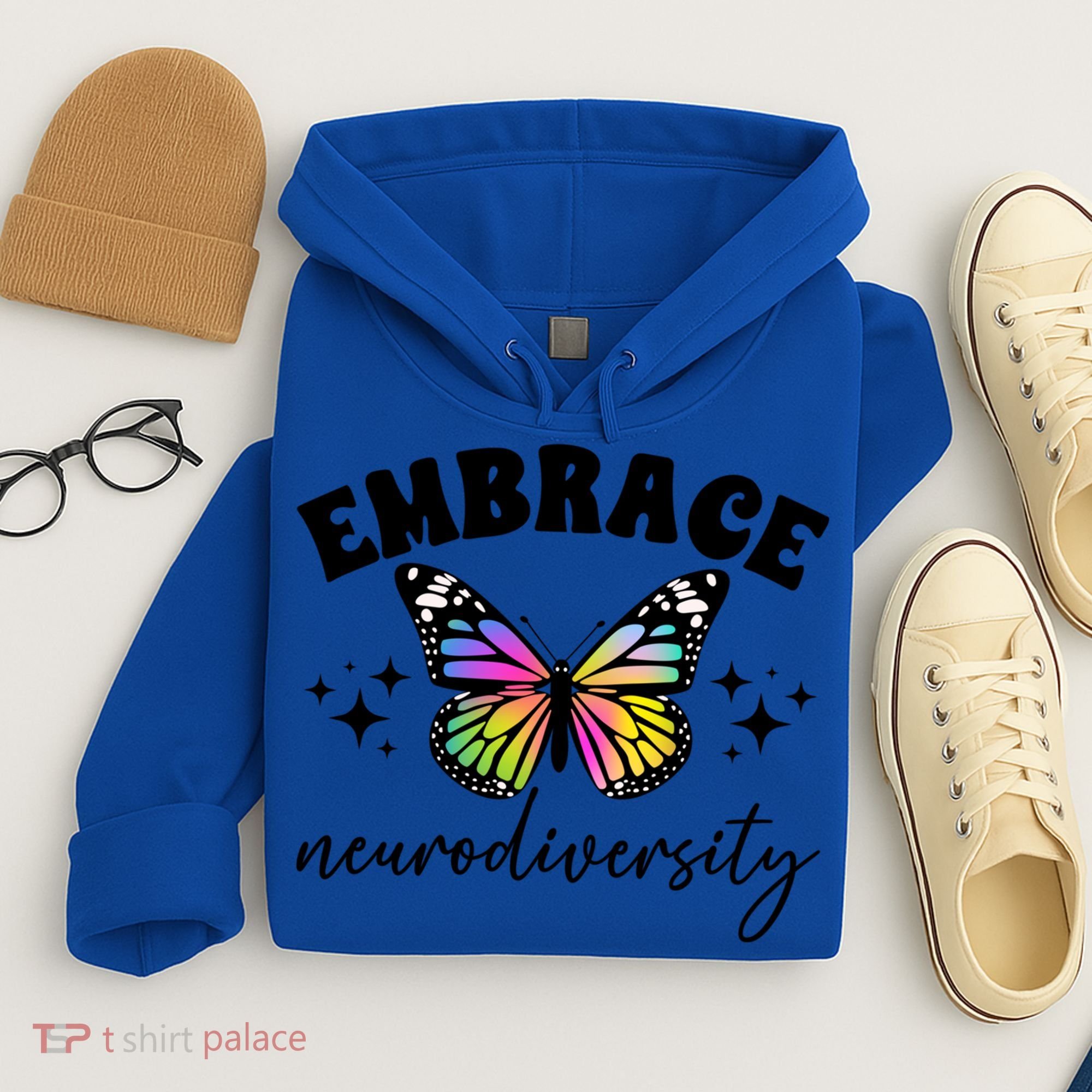 Embrace Neurodiversity Autism Neurodivergent Gift Hoodie