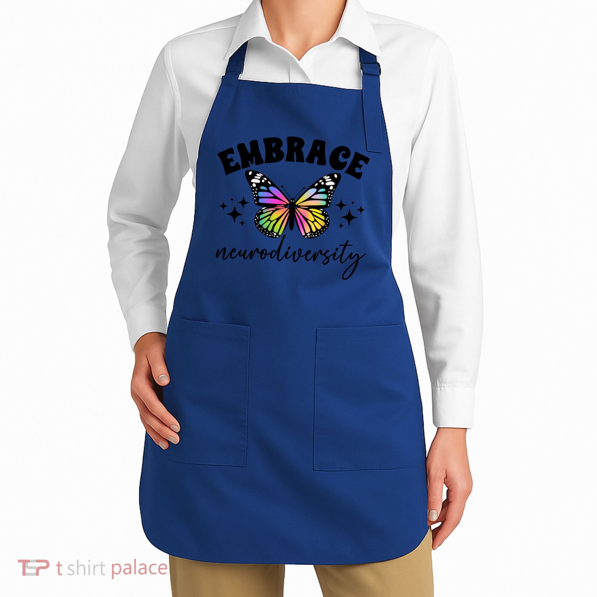 Embrace Neurodiversity Autism Neurodivergent Gift Apron
