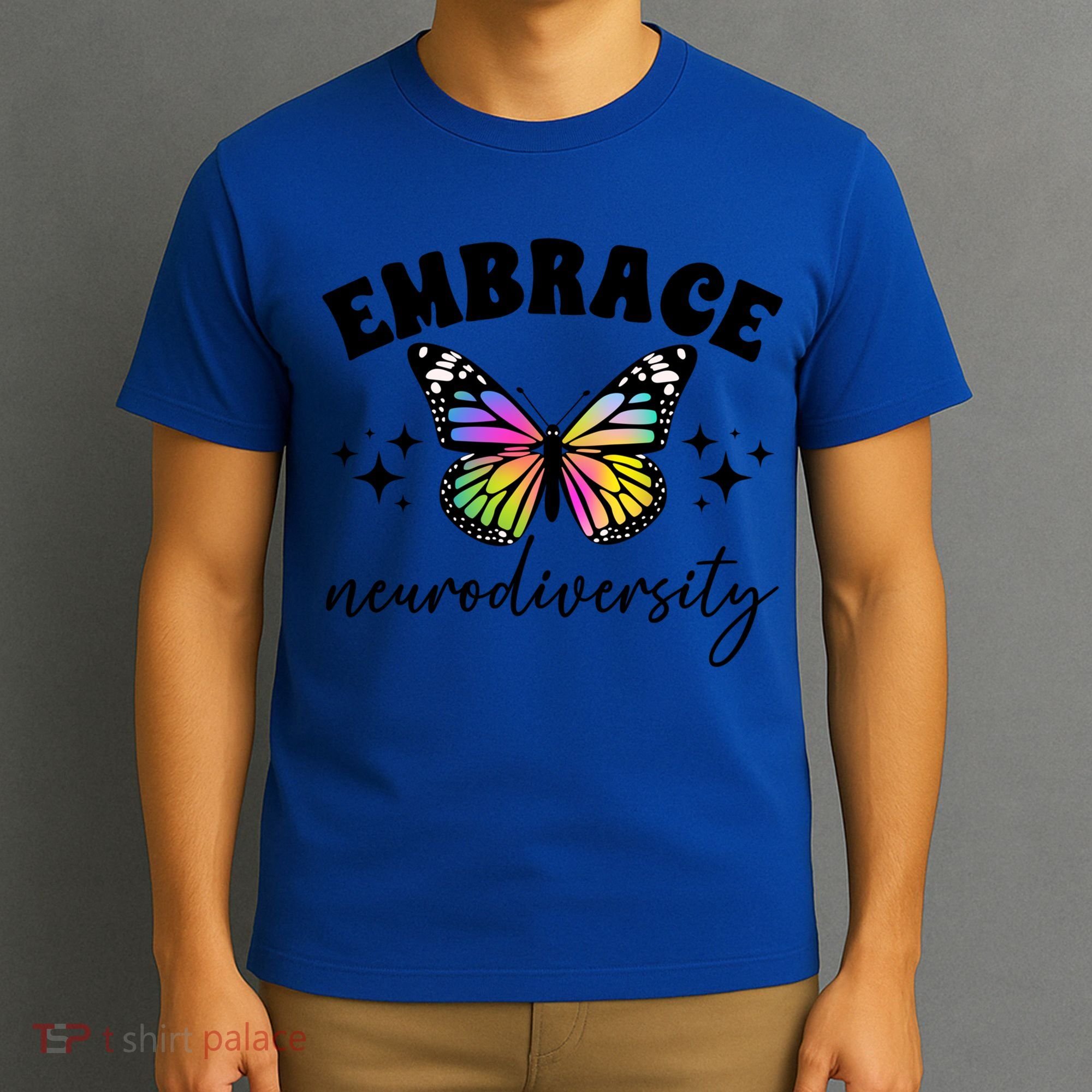 Embrace Neurodiversity Autism Neurodivergent Gift T-Shirt