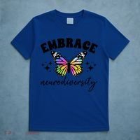 Embrace Neurodiversity Autism Neurodivergent Gift T-Shirt thumb 5