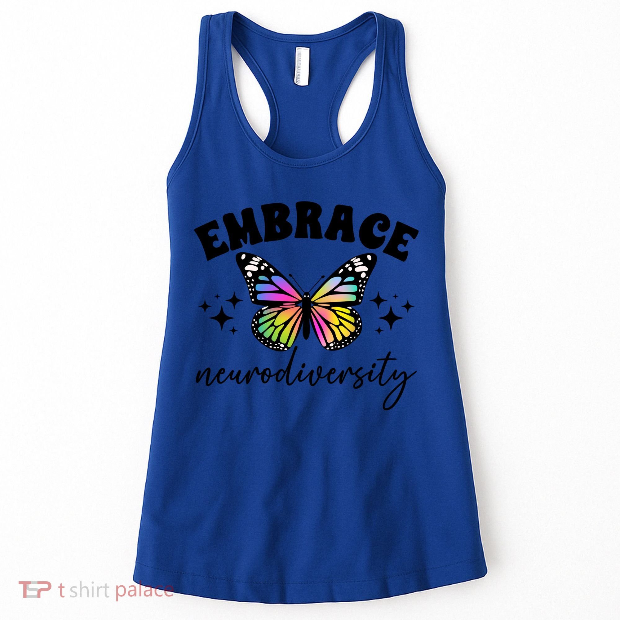 Embrace Neurodiversity Autism Neurodivergent Gift Women's Tank Top