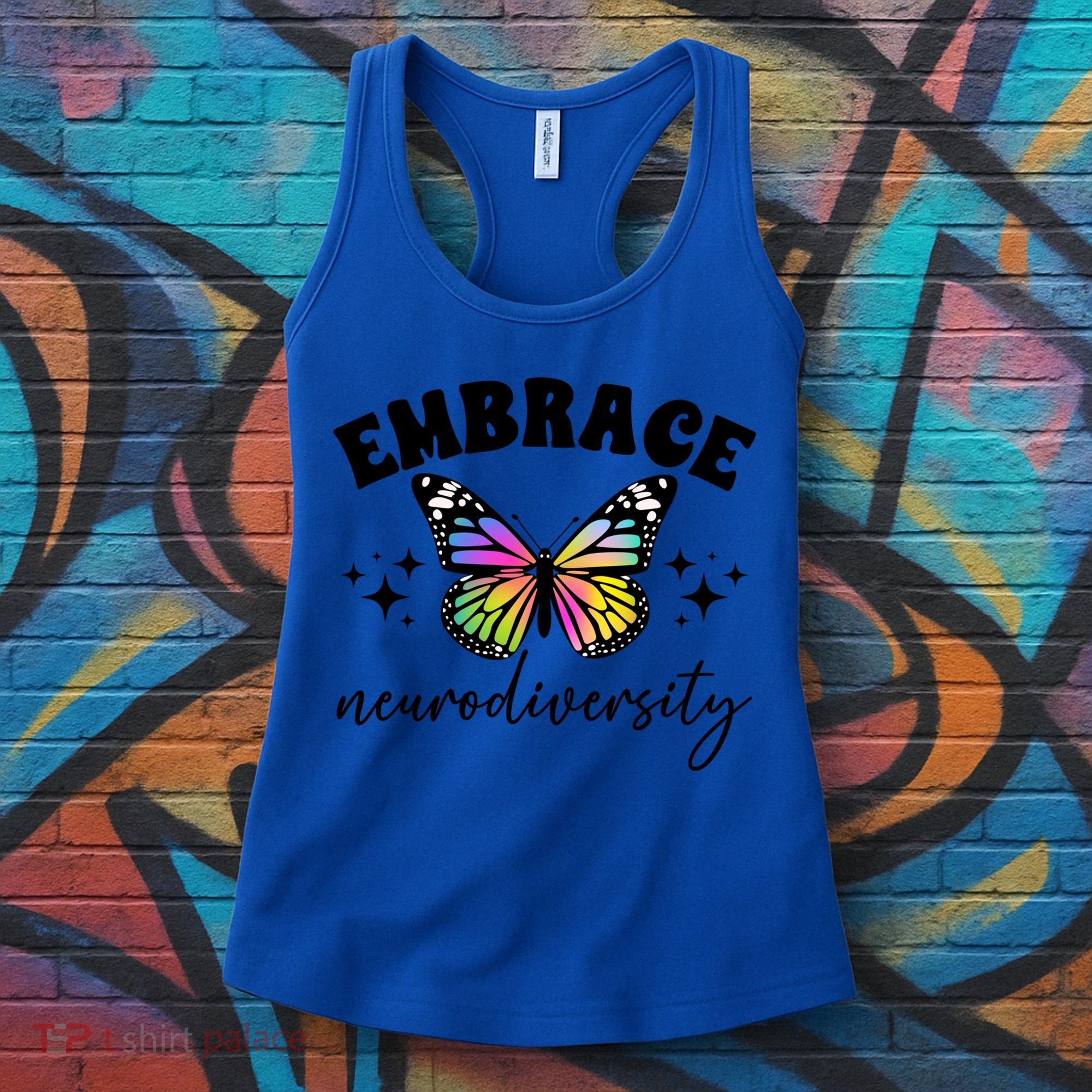 Embrace Neurodiversity Autism Neurodivergent Gift Women's Tank Top