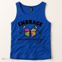 Embrace Neurodiversity Autism Neurodivergent Gift Tank Top thumb 2