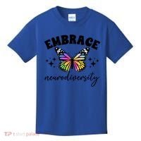 Embrace Neurodiversity Autism Neurodivergent Gift Kids T-Shirt thumb 0