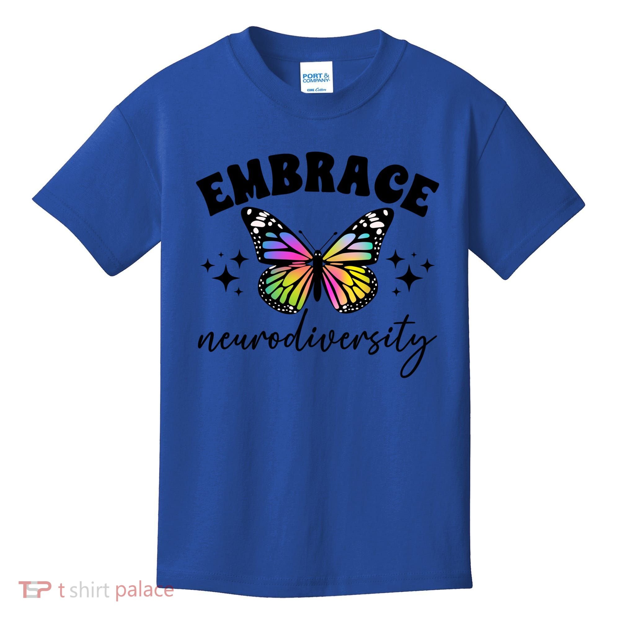 Embrace Neurodiversity Autism Neurodivergent Gift Kids T-Shirt