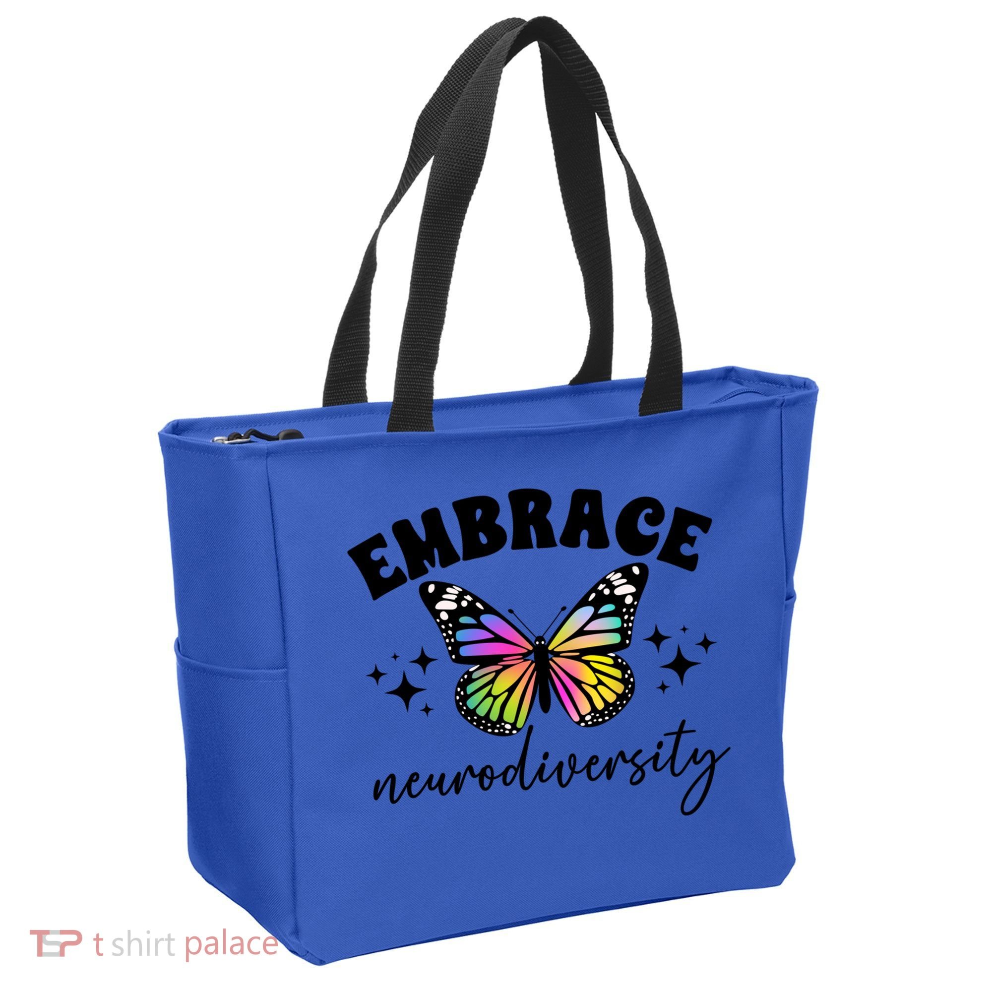 Embrace Neurodiversity Autism Neurodivergent Gift Tote Bag