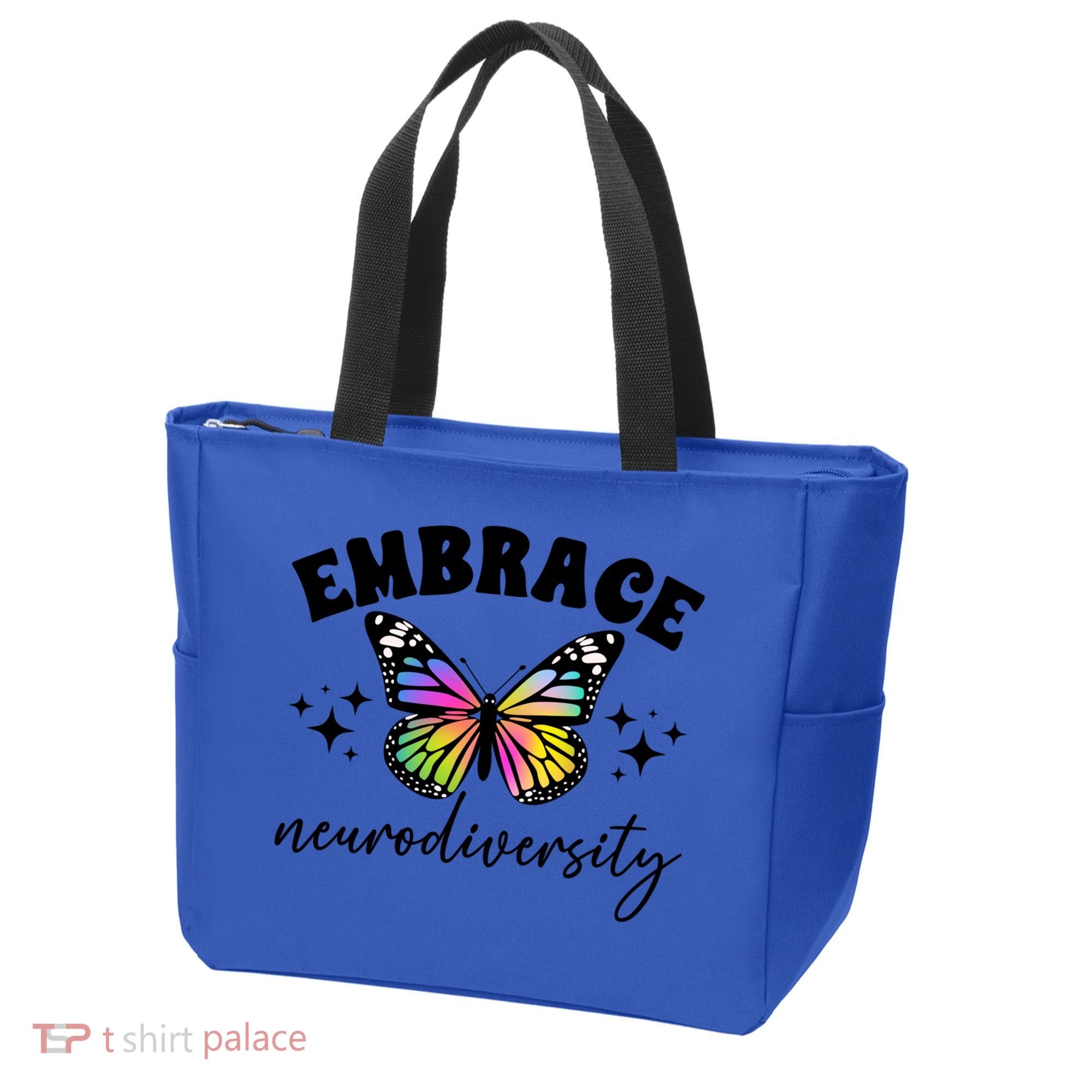 Embrace Neurodiversity Autism Neurodivergent Gift Tote Bag