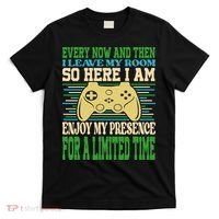 Every Now And Then I Leave My Room Gaming Funny Gamers T-Shirt thumb 0