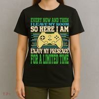 Every Now And Then I Leave My Room Gaming Funny Gamers T-Shirt thumb 4