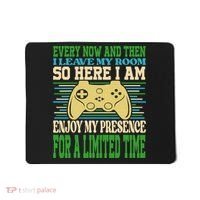 Every Now And Then I Leave My Room Gaming Funny Gamers Mousepad thumb 0