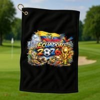 ECUATEUR North America Soccer Tournament 2026 Golf Towel thumb 1