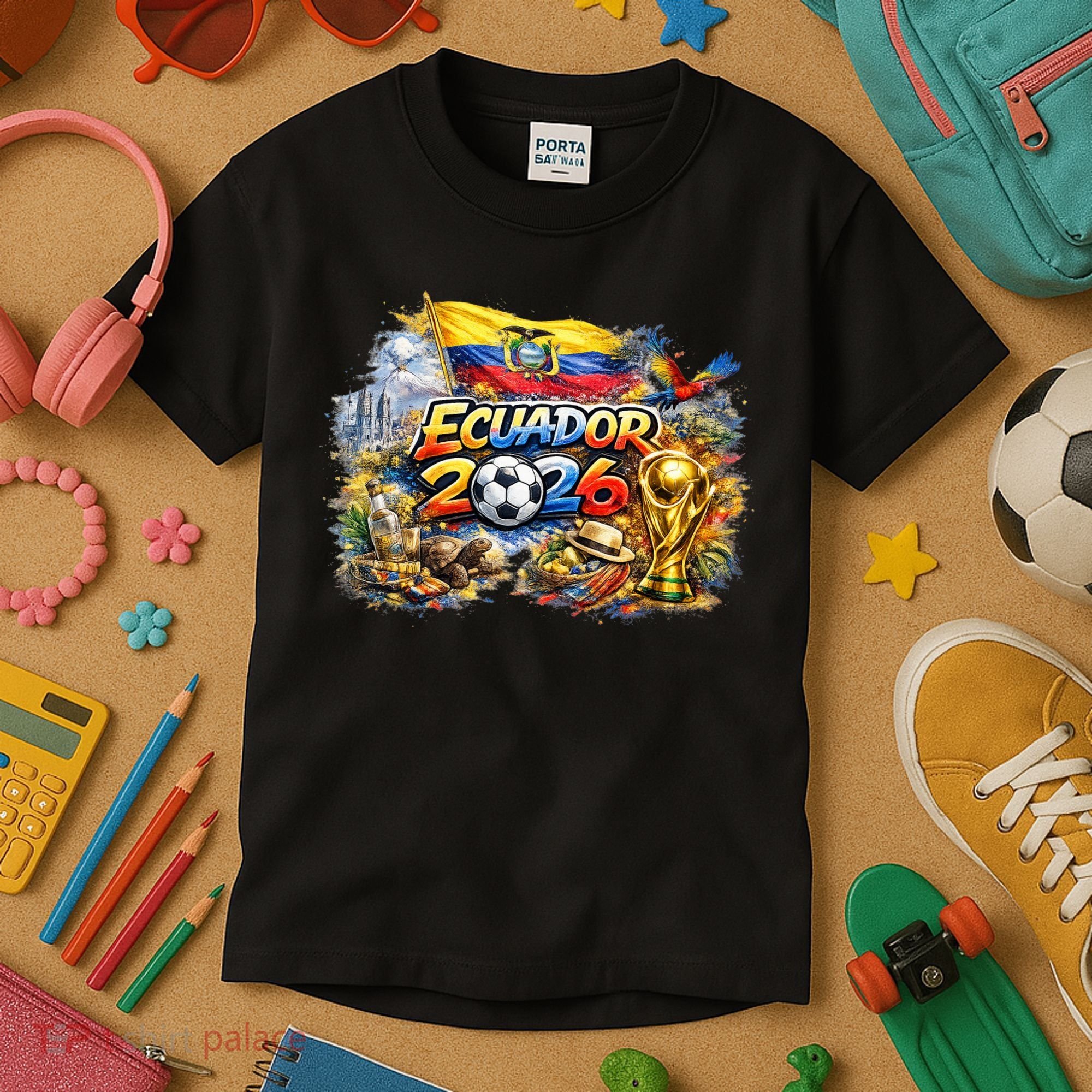 ECUATEUR North America Soccer Tournament 2026 Kids T-Shirt