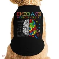 Embrace Neurodiversity Adhd Autism Asd Doggie Tank thumb 0