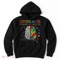Embrace Neurodiversity Adhd Autism Asd Hoodie thumb 0