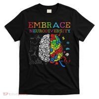 Embrace Neurodiversity Adhd Autism Asd T-Shirt thumb 0
