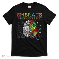 Embrace Neurodiversity Adhd Autism Asd T-Shirt thumb 0