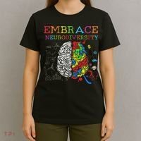 Embrace Neurodiversity Adhd Autism Asd T-Shirt thumb 4