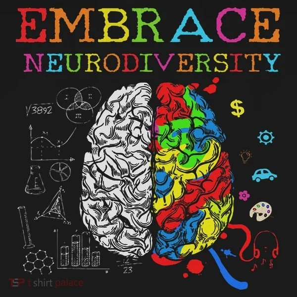 Embrace Neurodiversity Adhd Autism Asd T-Shirt