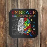 Embrace Neurodiversity Adhd Autism Asd Coaster thumb 0