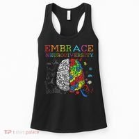 Embrace Neurodiversity Adhd Autism Asd Women's Tank Top thumb 0