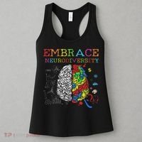 Embrace Neurodiversity Adhd Autism Asd Women's Tank Top thumb 3