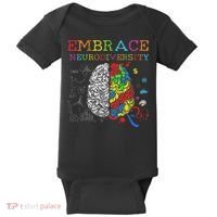 Embrace Neurodiversity Adhd Autism Asd Baby Bodysuit thumb 0