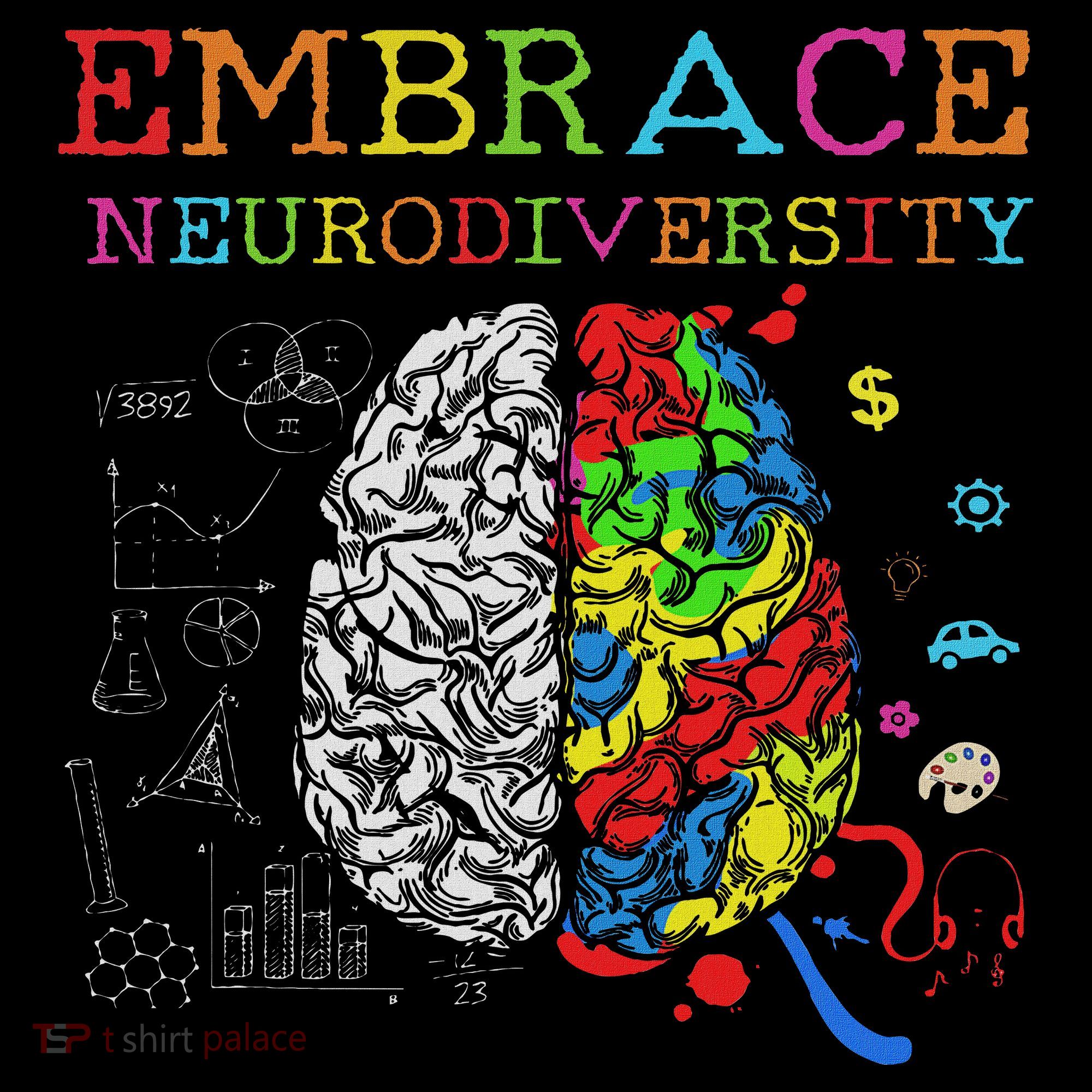 Embrace Neurodiversity Adhd Autism Asd Toddler Hoodie