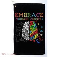 Embrace Neurodiversity Adhd Autism Asd Golf Towel thumb 0