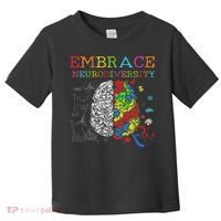 Embrace Neurodiversity Adhd Autism Asd Toddler T-Shirt thumb 0