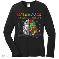 Embrace Neurodiversity Adhd Autism Asd Women's Long Sleeve Shirt thumb 0
