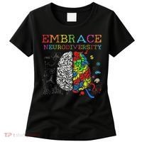 Embrace Neurodiversity Adhd Autism Asd Women's T-Shirt thumb 0