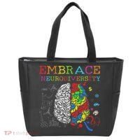 Embrace Neurodiversity Adhd Autism Asd Tote Bag thumb 0