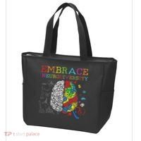 Embrace Neurodiversity Adhd Autism Asd Tote Bag thumb 3