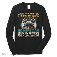 Every Now And Then I Leave My Room Funny Gaming Long Sleeve Shirt thumb 0