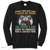 Every Now And Then I Leave My Room Funny Gaming Sweatshirt thumb 0