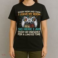 Every Now And Then I Leave My Room Funny Gaming T-Shirt thumb 4
