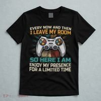 Every Now And Then I Leave My Room Funny Gaming T-Shirt thumb 5
