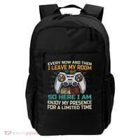 Every Now And Then I Leave My Room Funny Gaming Backpack thumb 0