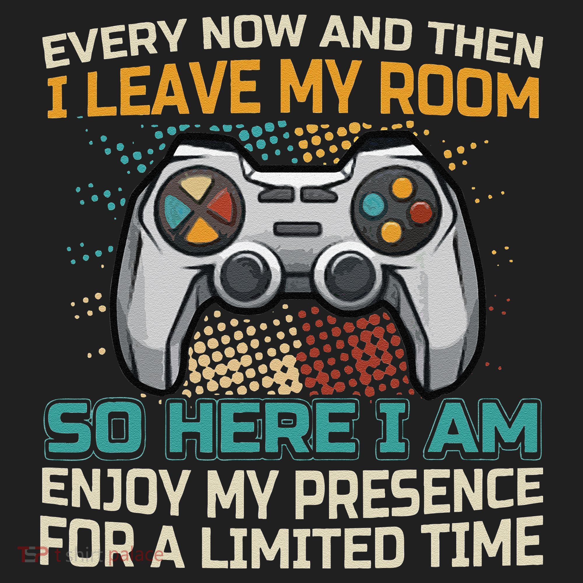 Every Now And Then I Leave My Room Funny Gaming Beanie