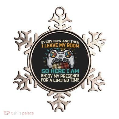 Every Now And Then I Leave My Room Funny Gaming Ornament