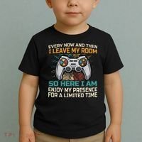 Every Now And Then I Leave My Room Funny Gaming Toddler T-Shirt thumb 2