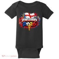 ENGLAND North America Soccer Tournament 2026 Baby Bodysuit thumb 0