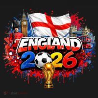 ENGLAND North America Soccer Tournament 2026 Baby Bodysuit thumb 2
