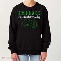 Embrace Neurodiversity ADHD Autism Awareness Women's Sweatshirt thumb 0