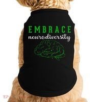 Embrace Neurodiversity ADHD Autism Awareness Doggie Tank thumb 0