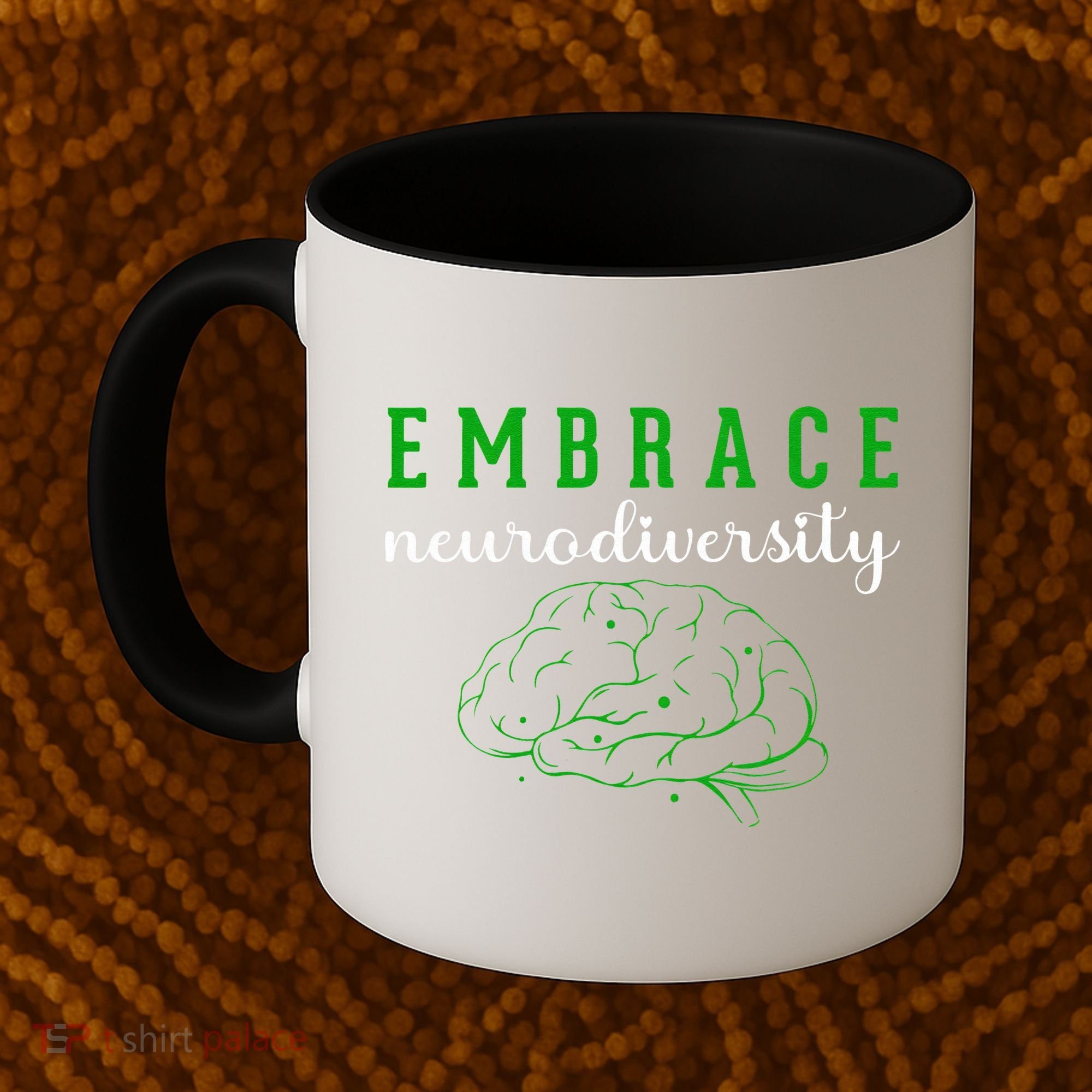 Embrace Neurodiversity ADHD Autism Awareness Coffee Mug